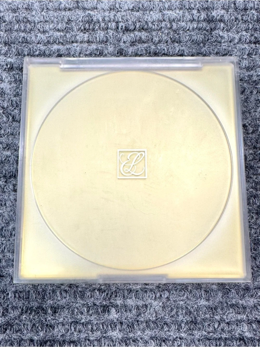 Estee Lauder Deluxe All-Over Face Compact PETAL NECTAR PINK KISS TRANSPARENT